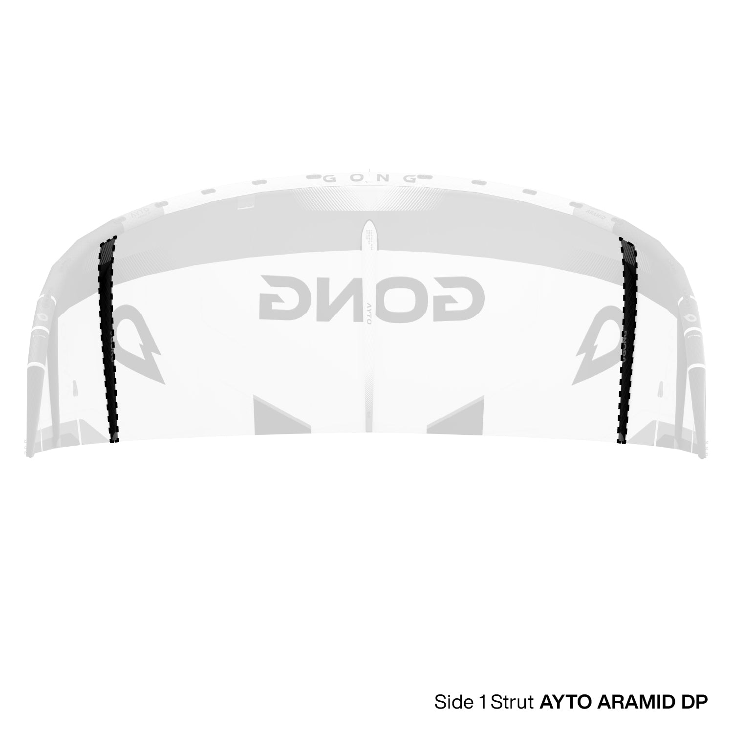 Кайт GONG Kite Ayto Aramid DP 2026 Spare Parts — крупный план