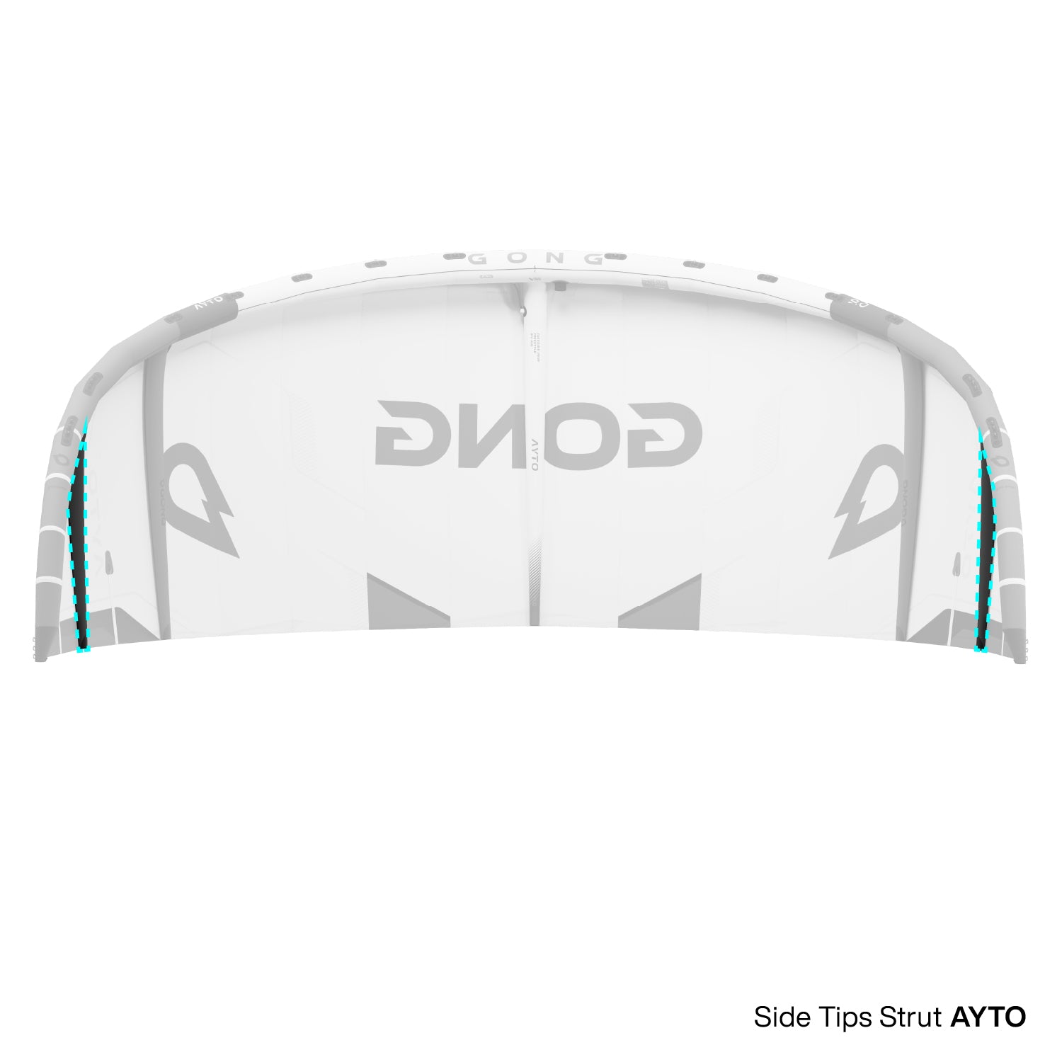 GONG Kite Ayto 2026 Spare Parts Kite — top view