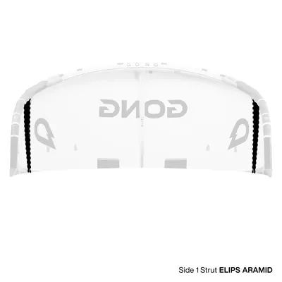 Комплектующие GONG Kite Elips Aramid 2026 Spare Parts — вид сверху