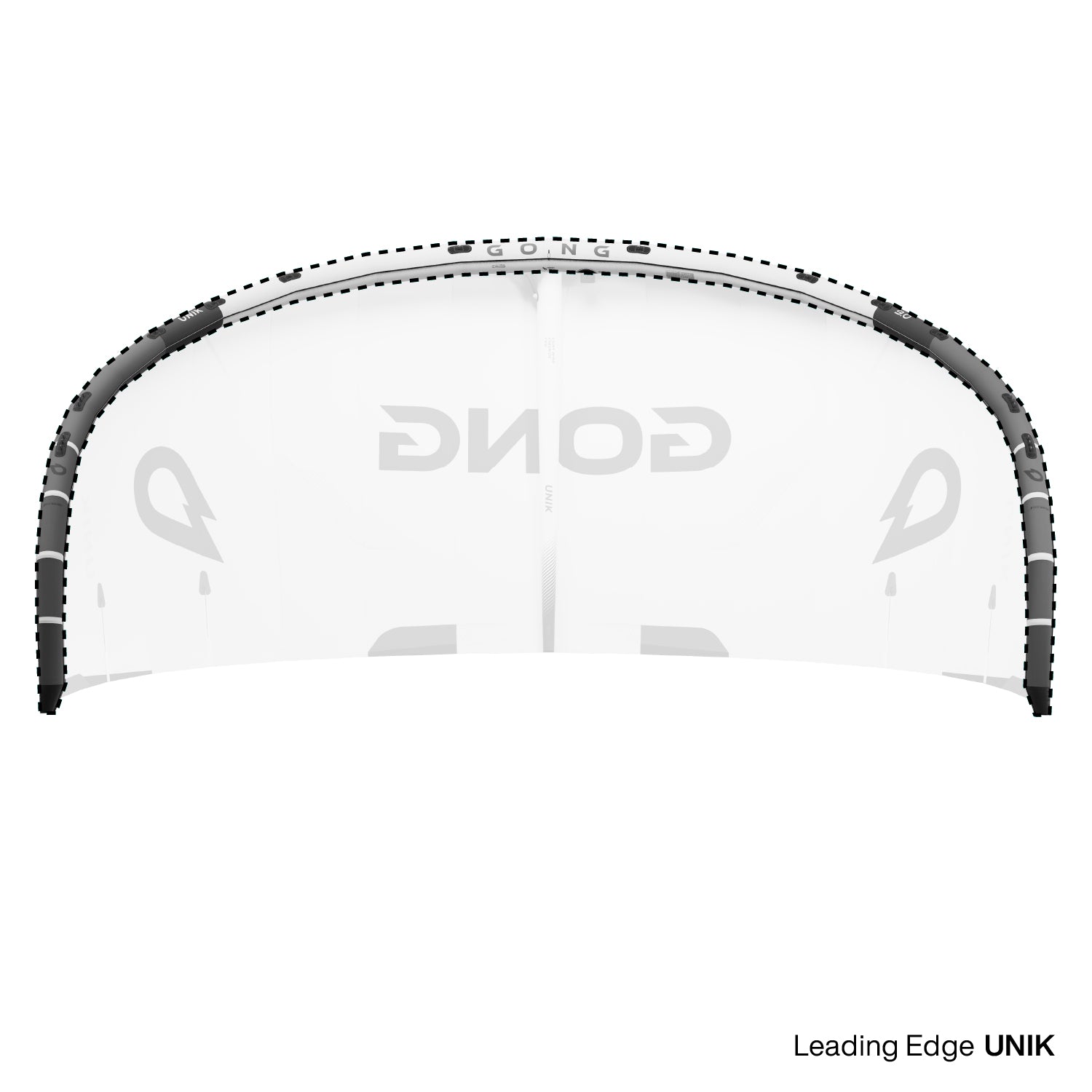 GONG Kite Unik 2026 Spare Parts Kite — side view