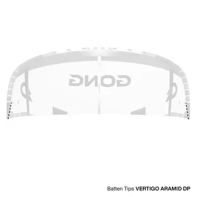 Комплектующие GONG Kite Vertigo Aramid DP 2026 Spare Parts — крупный план