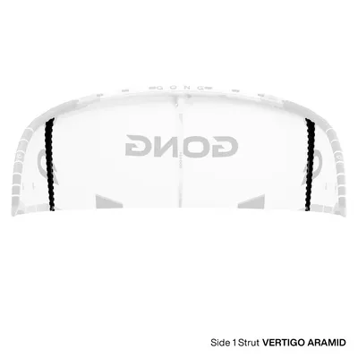 Комплектующие GONG Kite Vertigo Aramid 2026 Spare Parts — вид сверху