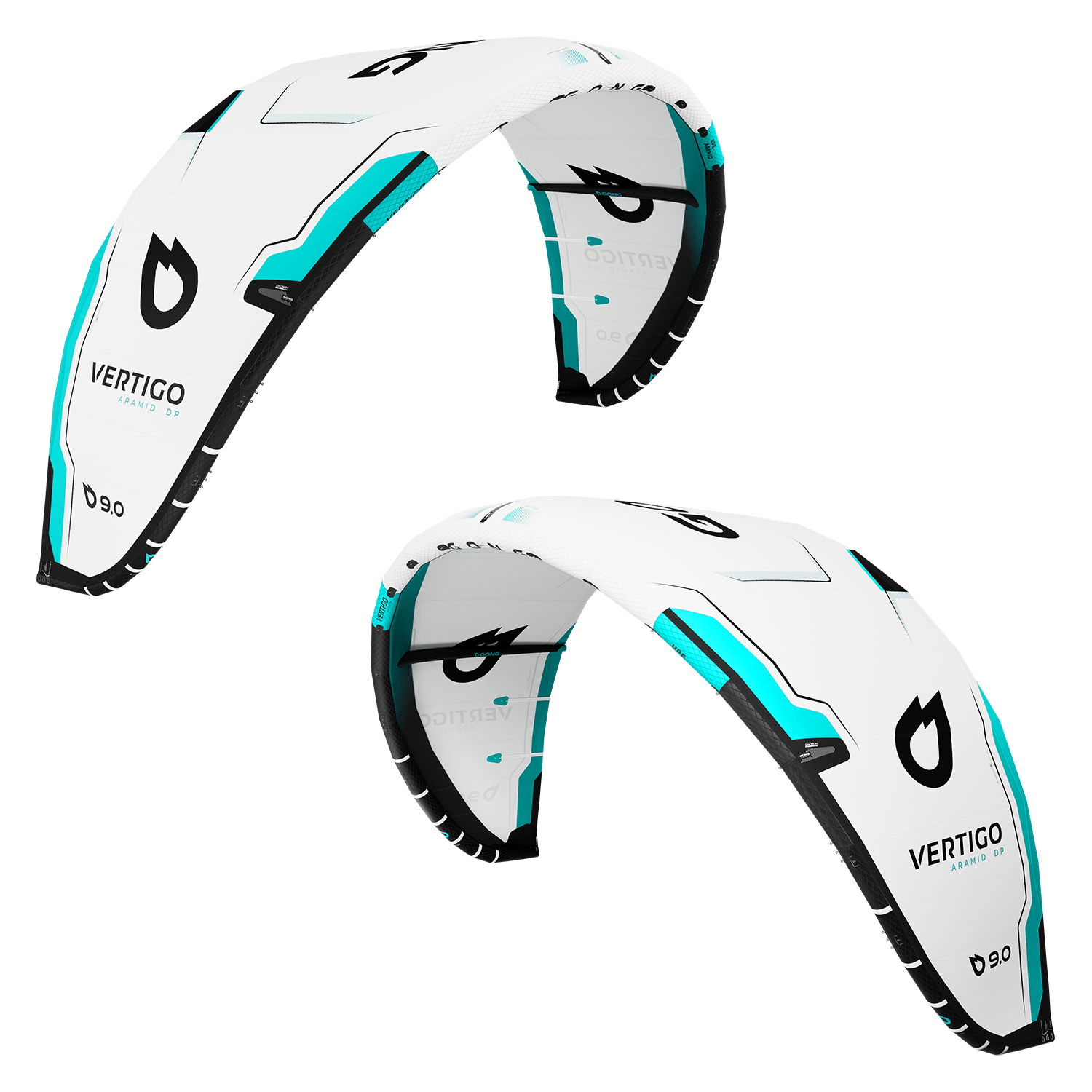 Кайт GONG Kite Vertigo Aramid DP — вид сбоку