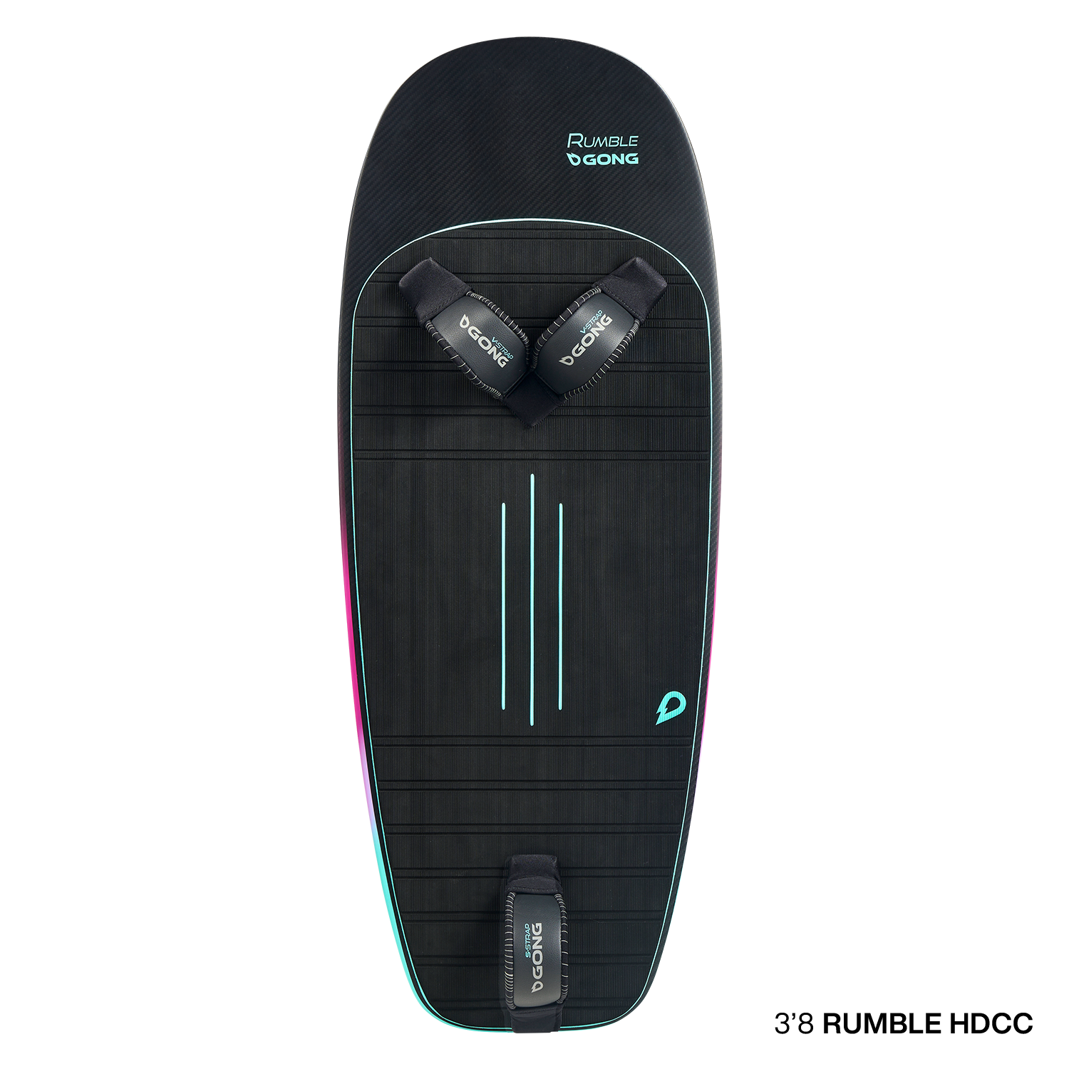 Доска для фойла GONG Kitefoil Board Rumble HDCC 3'8 — детали конструкции