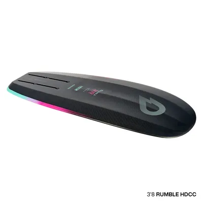 Доска для фойла GONG Kitefoil Board Rumble HDCC 3'8 — в работе на воде