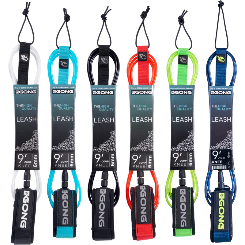 Лиш GONG Leash Surf Comp Genou - 6mm 2023 — купить в K1.surf