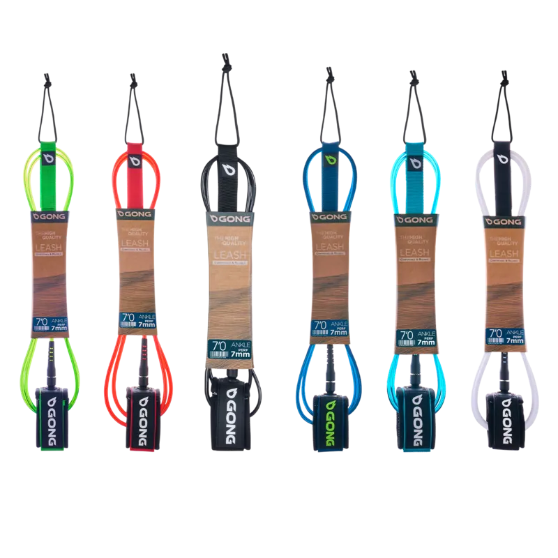 Лиш GONG Leash Surf / SUP Perf  Cheville - 7mm — купить в K1.surf