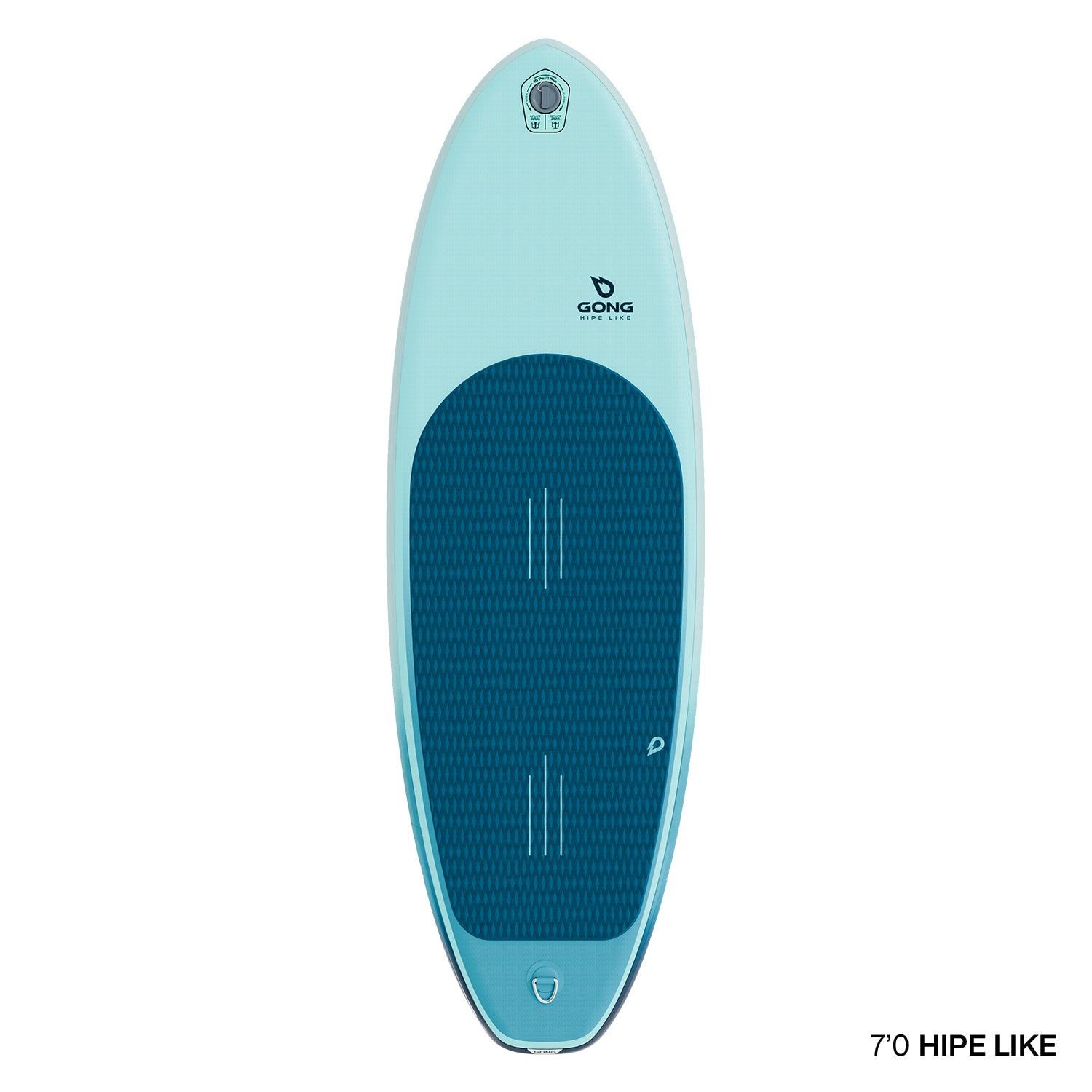 GONG Pack Wing foil Board Inflatable HIPE Like Foilboard — side view