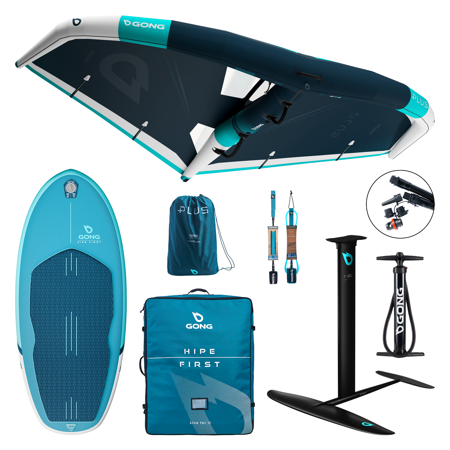 Винг GONG Pack Wing Inflatable HIPE First — детали конструкции