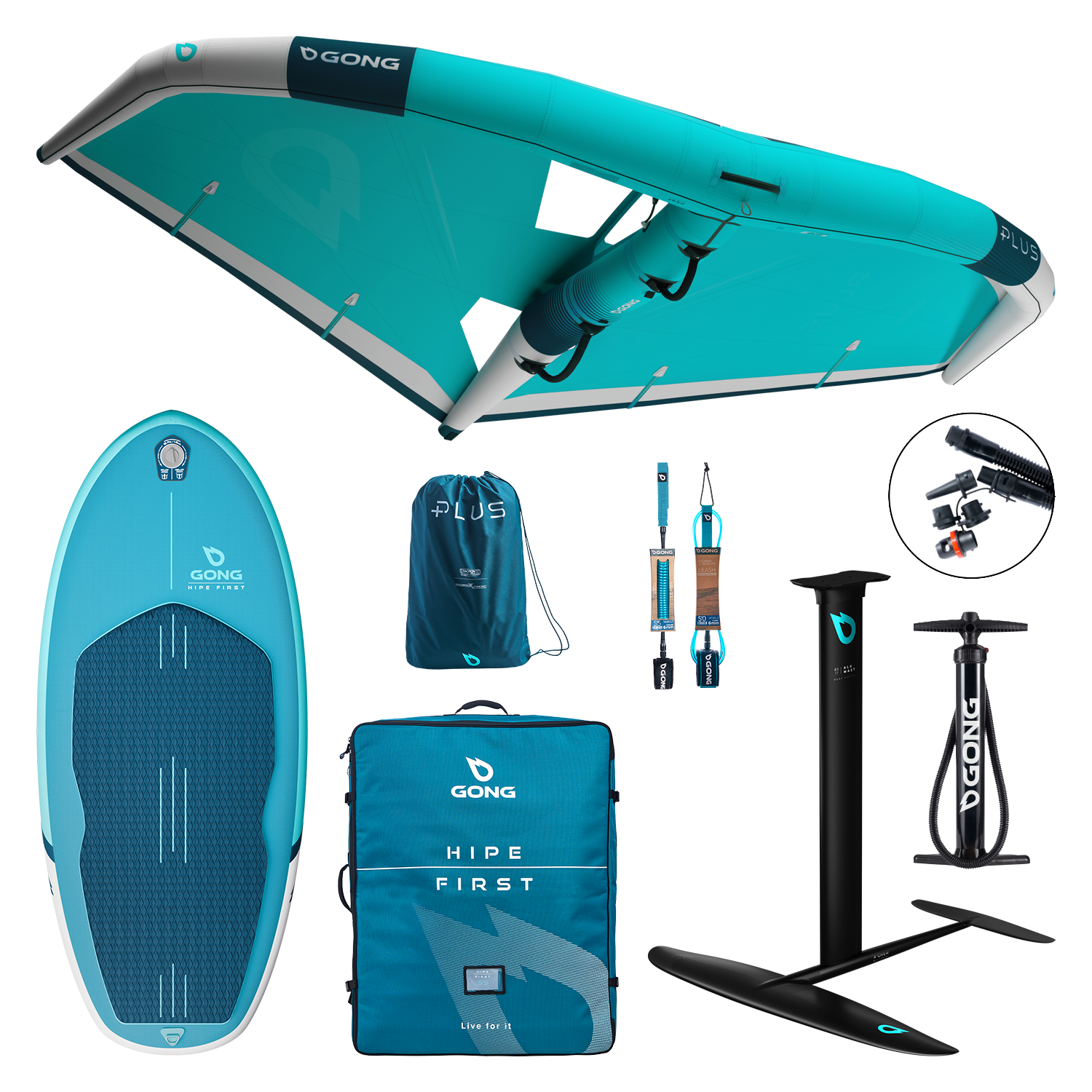 Винг GONG Pack Wing Inflatable HIPE First — крупный план