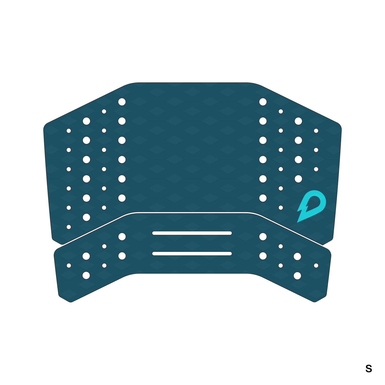 Крепление GONG Central Boomerang Pad Kitesurf FSP 2X — side view