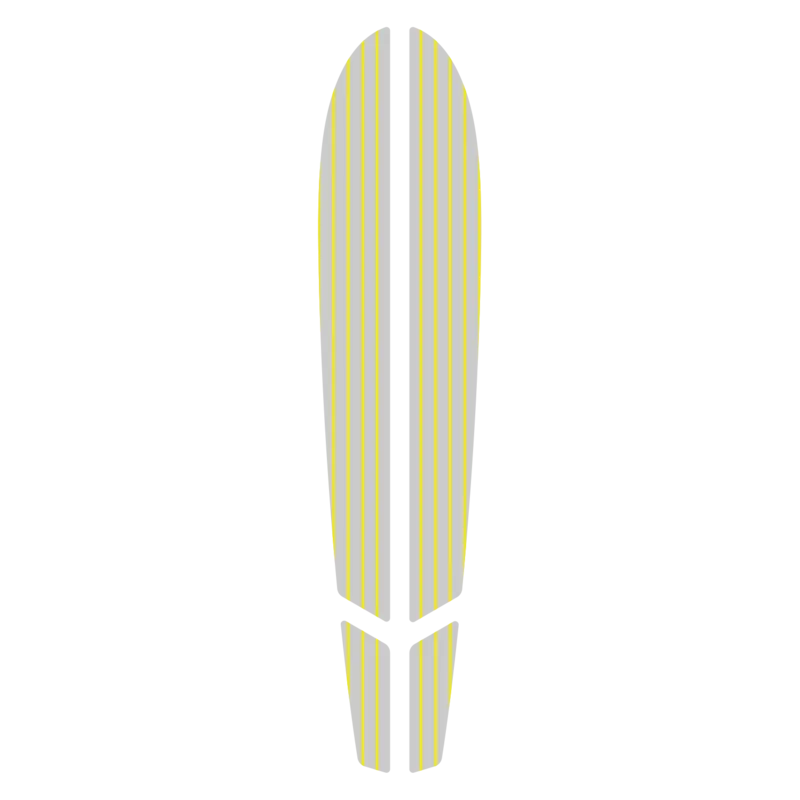 Крепление GONG Pad Complet SUP Race Brushed — купить в K1.surf