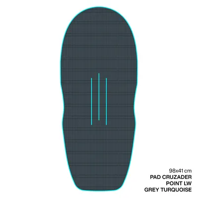 Крепление GONG EVA Wingfoil Ridge Traction Pad Shape Cruzader Point — крупный план