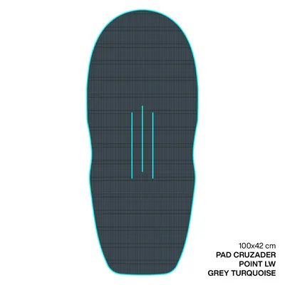 Крепление GONG EVA Wingfoil Ridge Traction Pad Shape Cruzader Point — в работе на воде