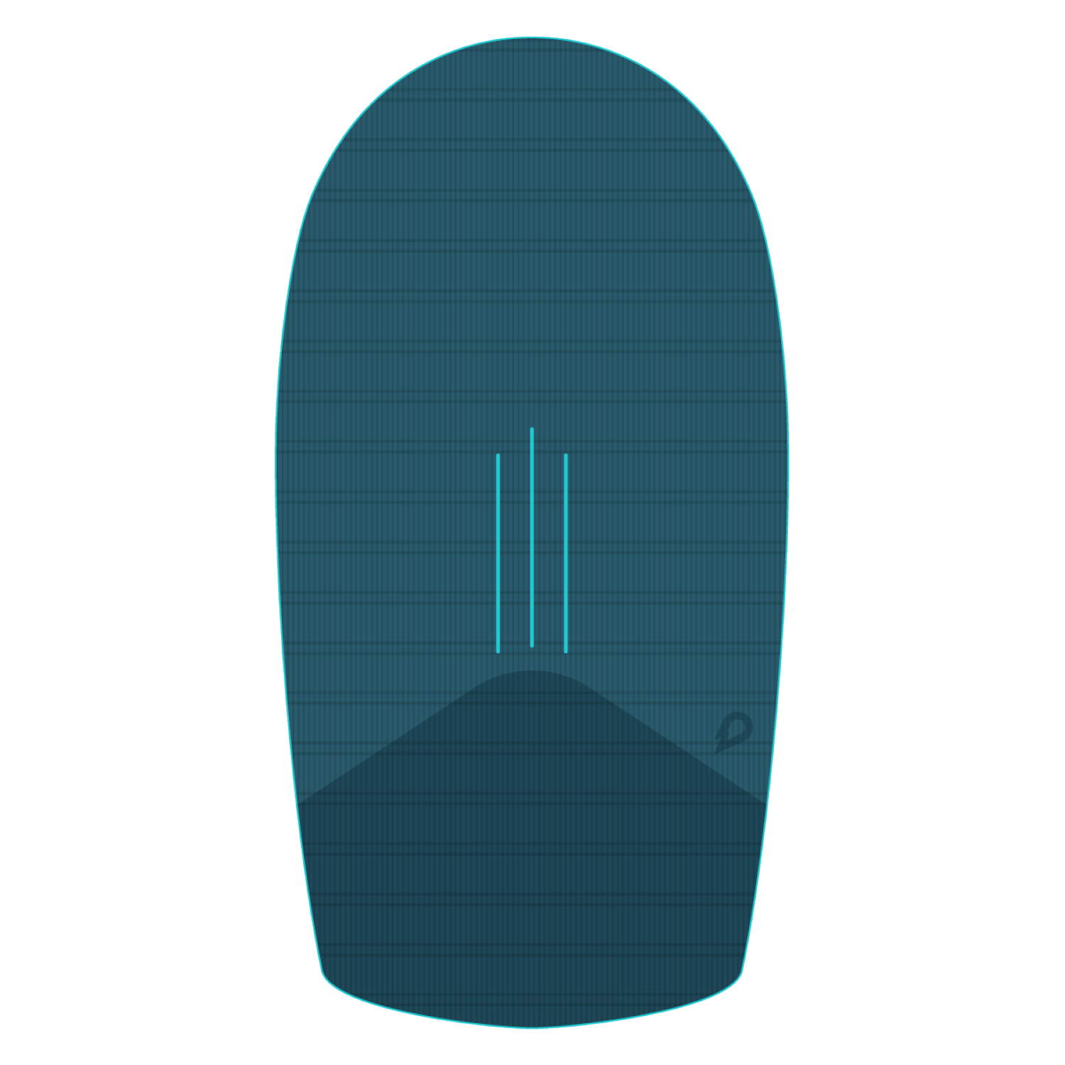 Крепление GONG Wingfoil Ridge Traction Pad - Shape Lance Wood 2X / FSP 2X — купить в K1.surf