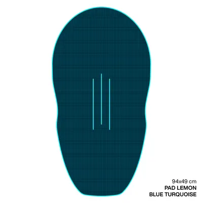 Крепление GONG EVA Wingfoil Ridge Traction Pad Shape Lemon — в работе на воде