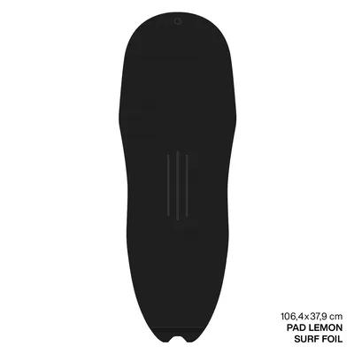 Крепление GONG EVA Surf Foil Ridge Traction Pad Shape Lemon — вид сбоку