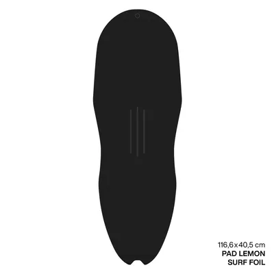 Крепление GONG EVA Surf Foil Ridge Traction Pad Shape Lemon — детали конструкции