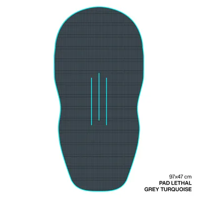 Крепление GONG EVA Wingfoil Ridge Traction Pad Shape Lethal — детали конструкции
