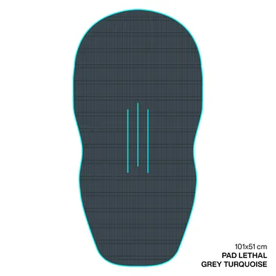 Крепление GONG EVA Wingfoil Ridge Traction Pad Shape Lethal — крупный план