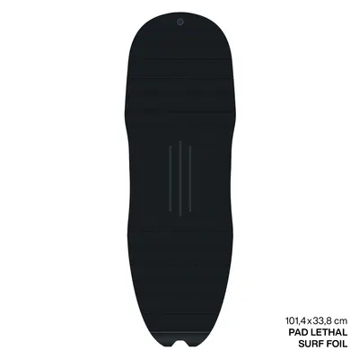 Крепление GONG EVA Surf Foil Ridge Traction Pad Shape Lethal — вид сбоку