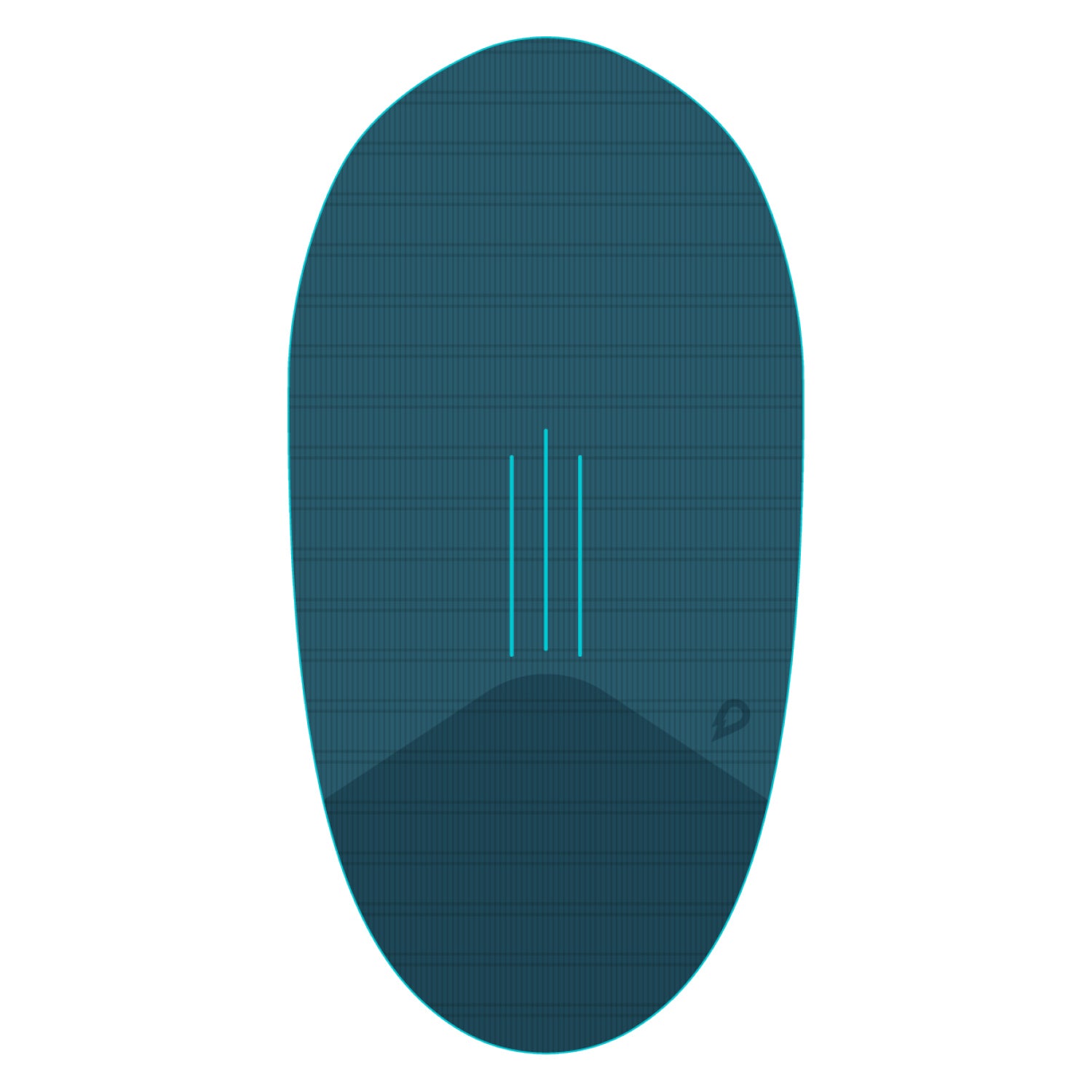 GONG Wingfoil Ridge Traction Pad - Shape Mint FSP 2X / FSP Pro Binding — construction detail
