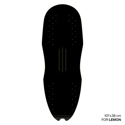 Крепление GONG EVA Surf foil Brushed Pad Shape Lemon — детали конструкции