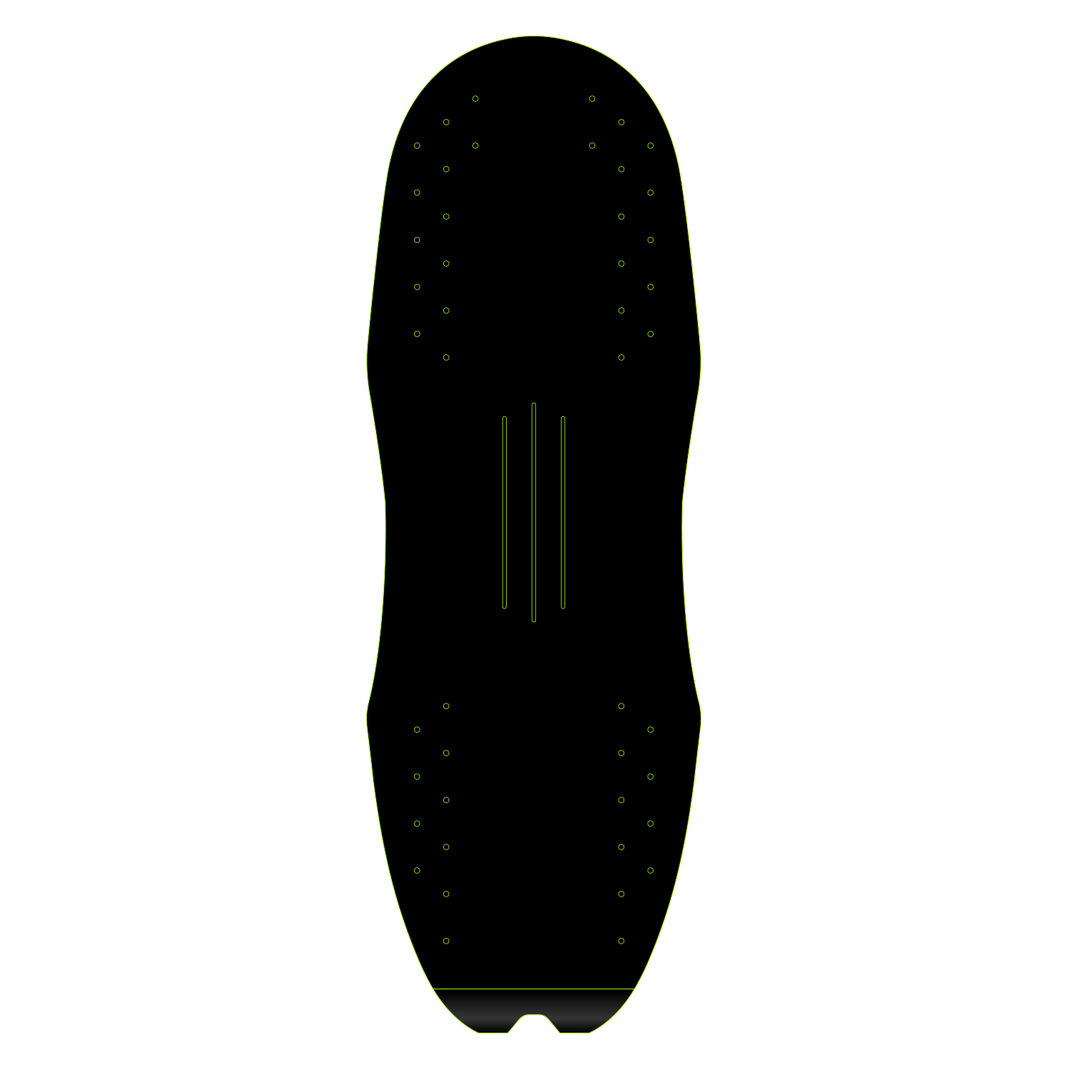 Крепление GONG EVA Surf foil Brushed Pad Shape Lethal
