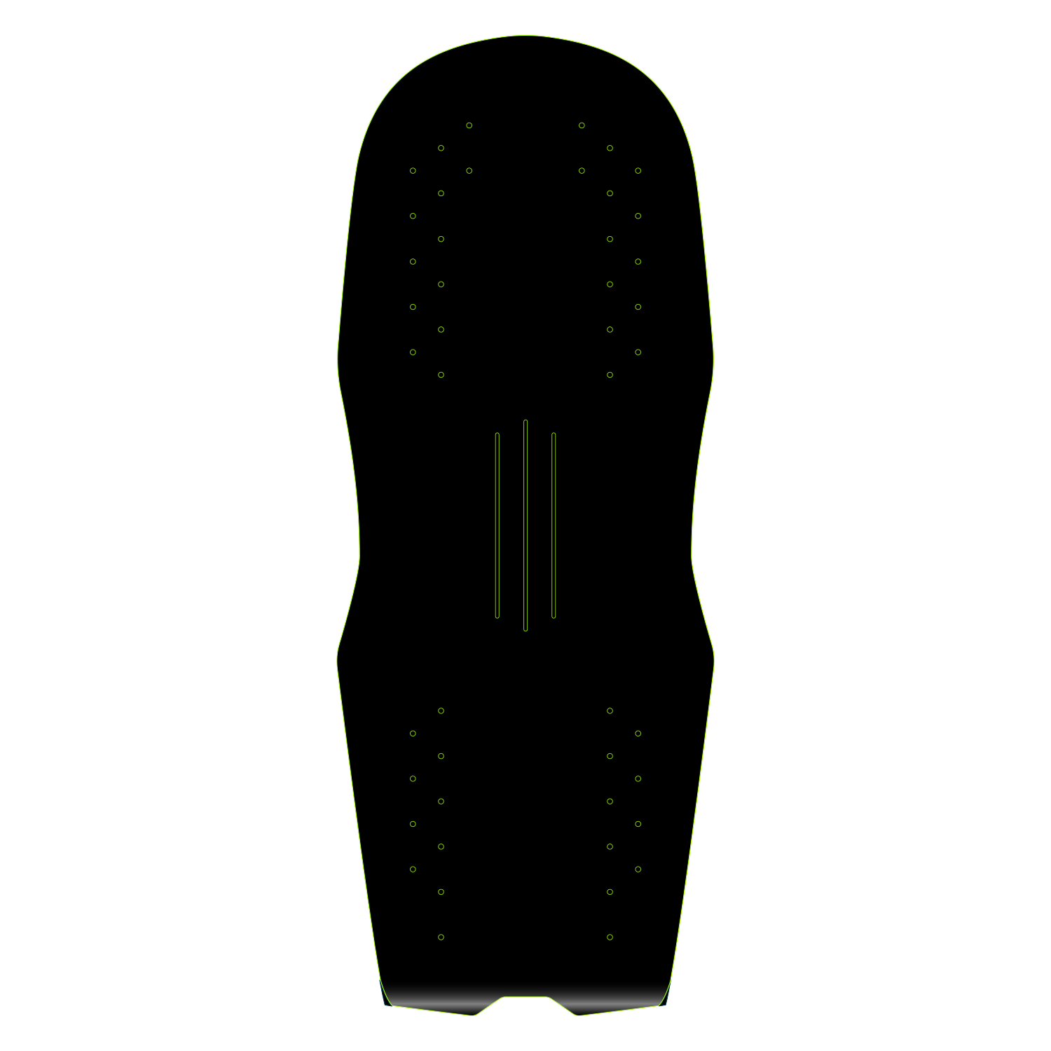 Крепление GONG EVA Surf foil Brushed Pad Shape Matata