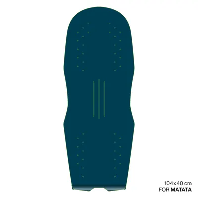 Крепление GONG EVA Surf foil Brushed Pad Shape Matata — крупный план