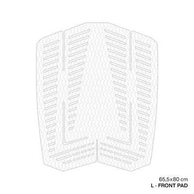 Крепление GONG Front Pad SUP Double Diamond — вид сбоку