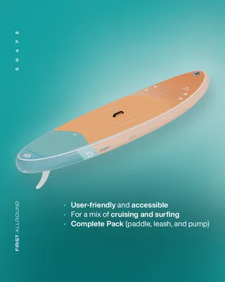 SUP-доска GONG Pack SUP Inflatable First Allround — детали конструкции