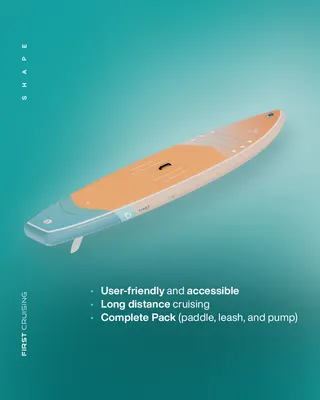 SUP-доска GONG Pack SUP Inflatable First Cruising — детали конструкции