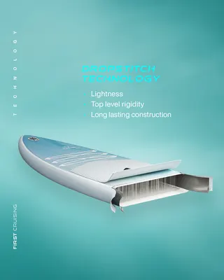 SUP-доска GONG Pack SUP Inflatable First Cruising — крупный план