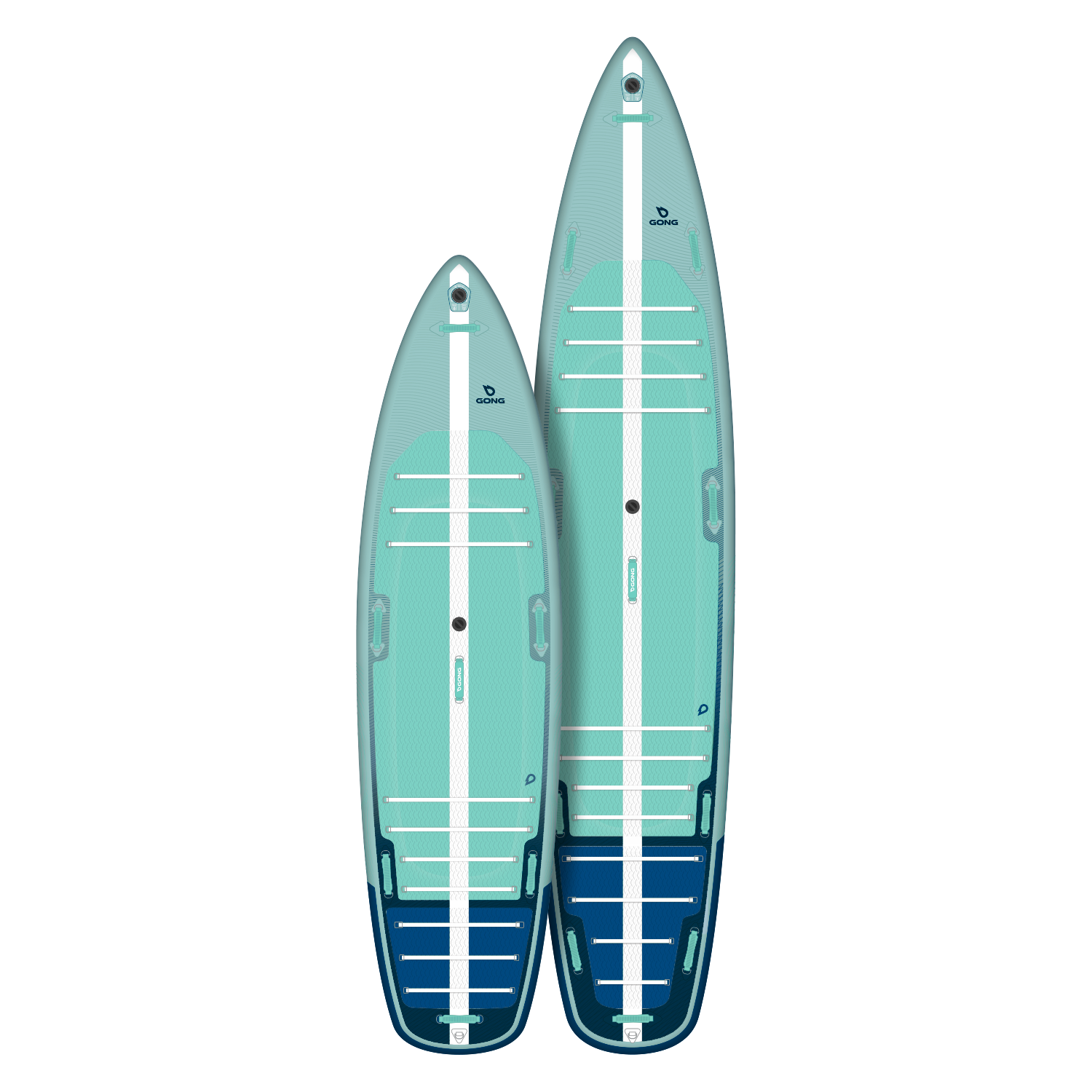SUP-доска GONG SUP Inflatable I-SUP Adventure — вид сбоку
