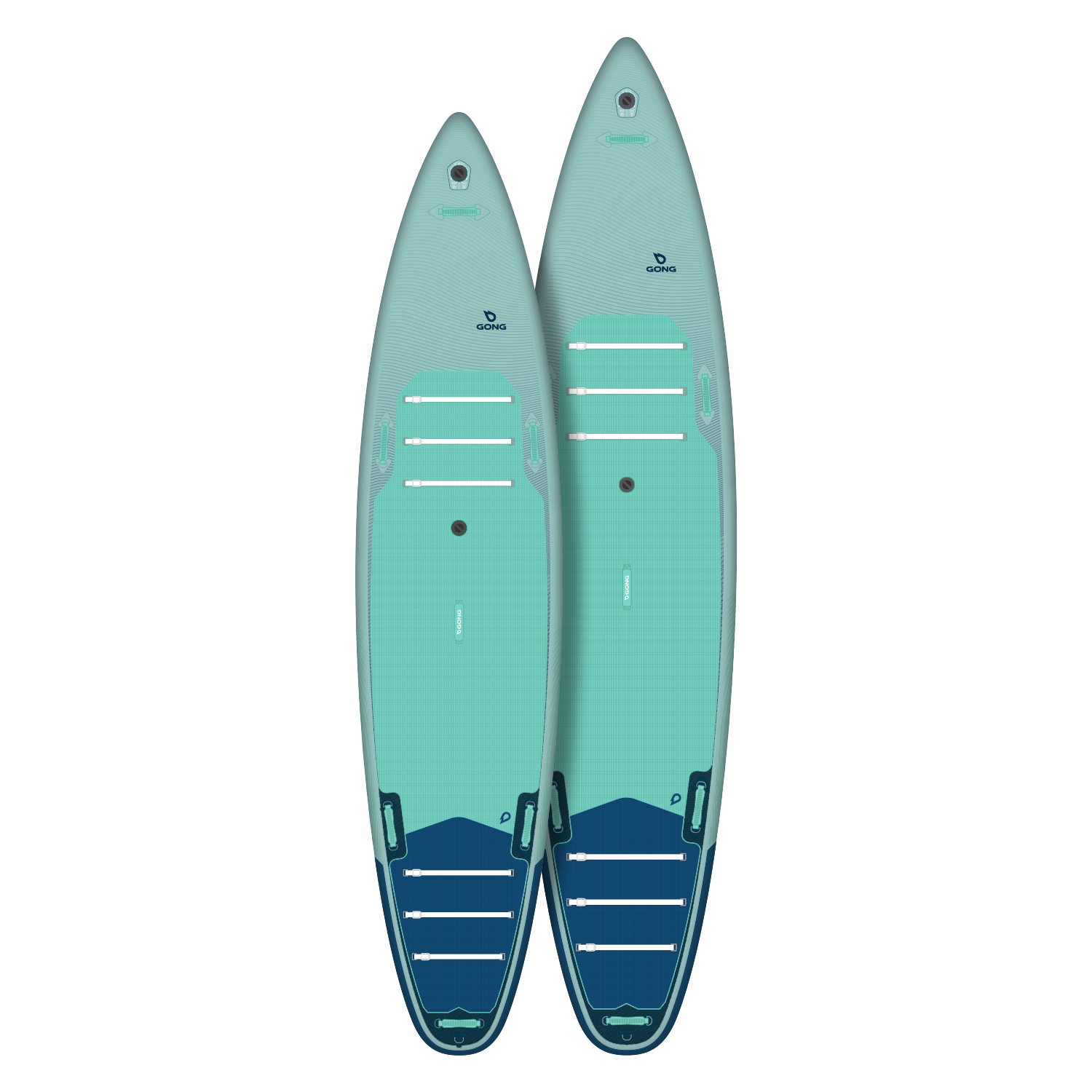 SUP-доска GONG SUP Inflatable I-SUP Explorer — вид сбоку