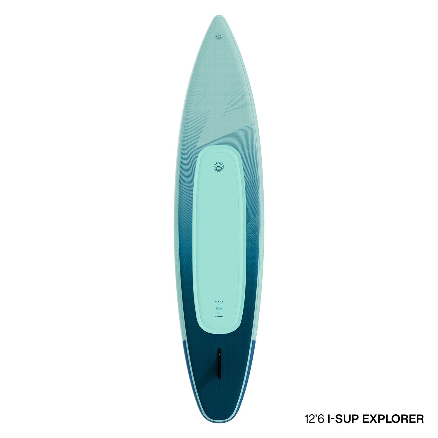 SUP-доска GONG SUP Inflatable I-SUP Explorer — вид сверху