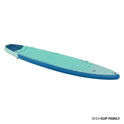 SUP-доска GONG SUP Inflatable I-SUP Family 15' — в работе на воде