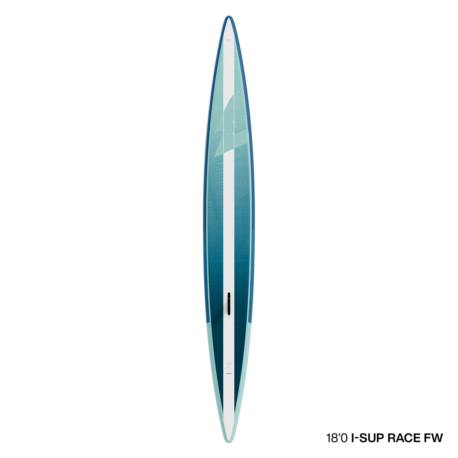 SUP-доска GONG SUP Inflatable I-SUP Race Flat Water 18’ — вид сверху