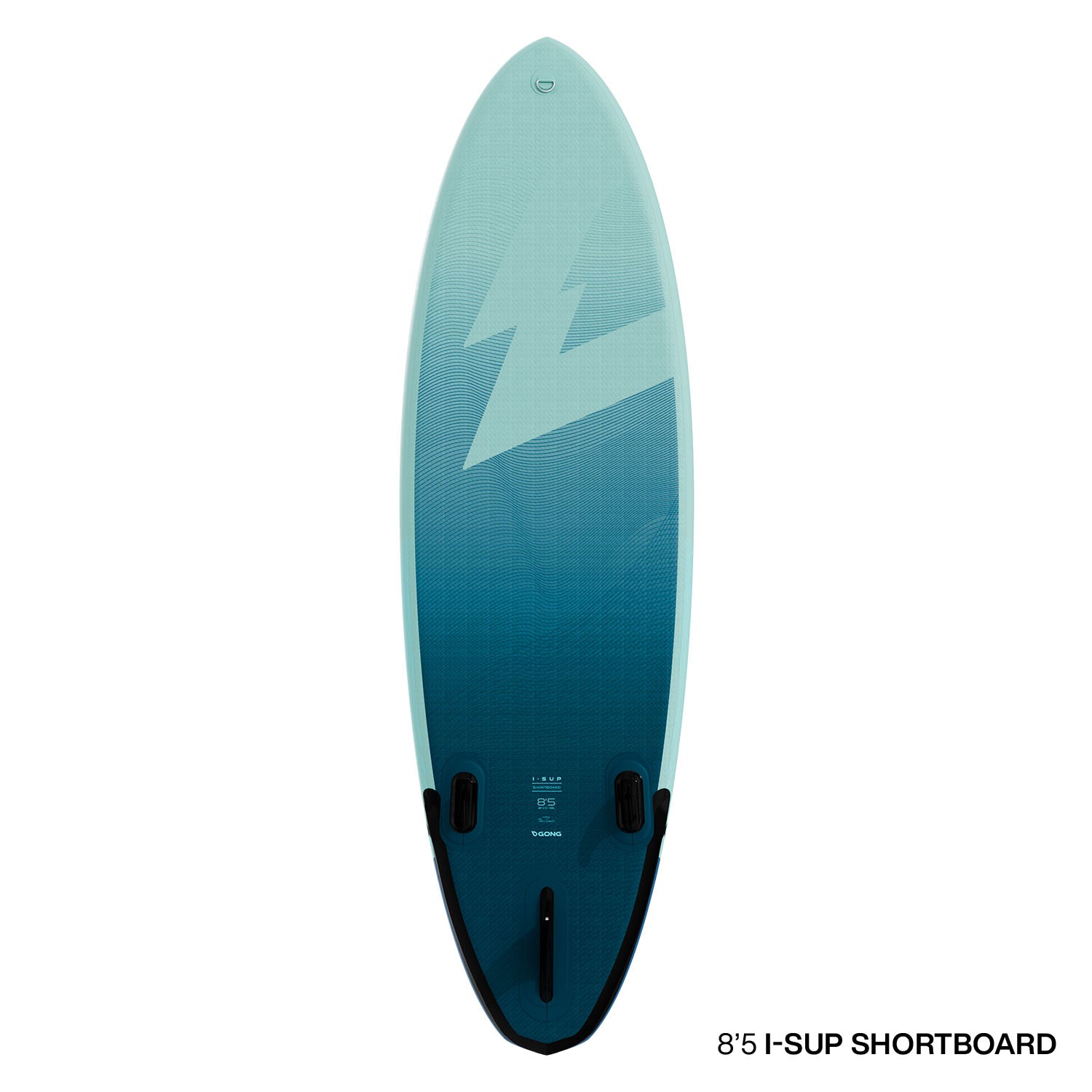 SUP-доска GONG SUP Inflatable I-SUP Shortboard — top view