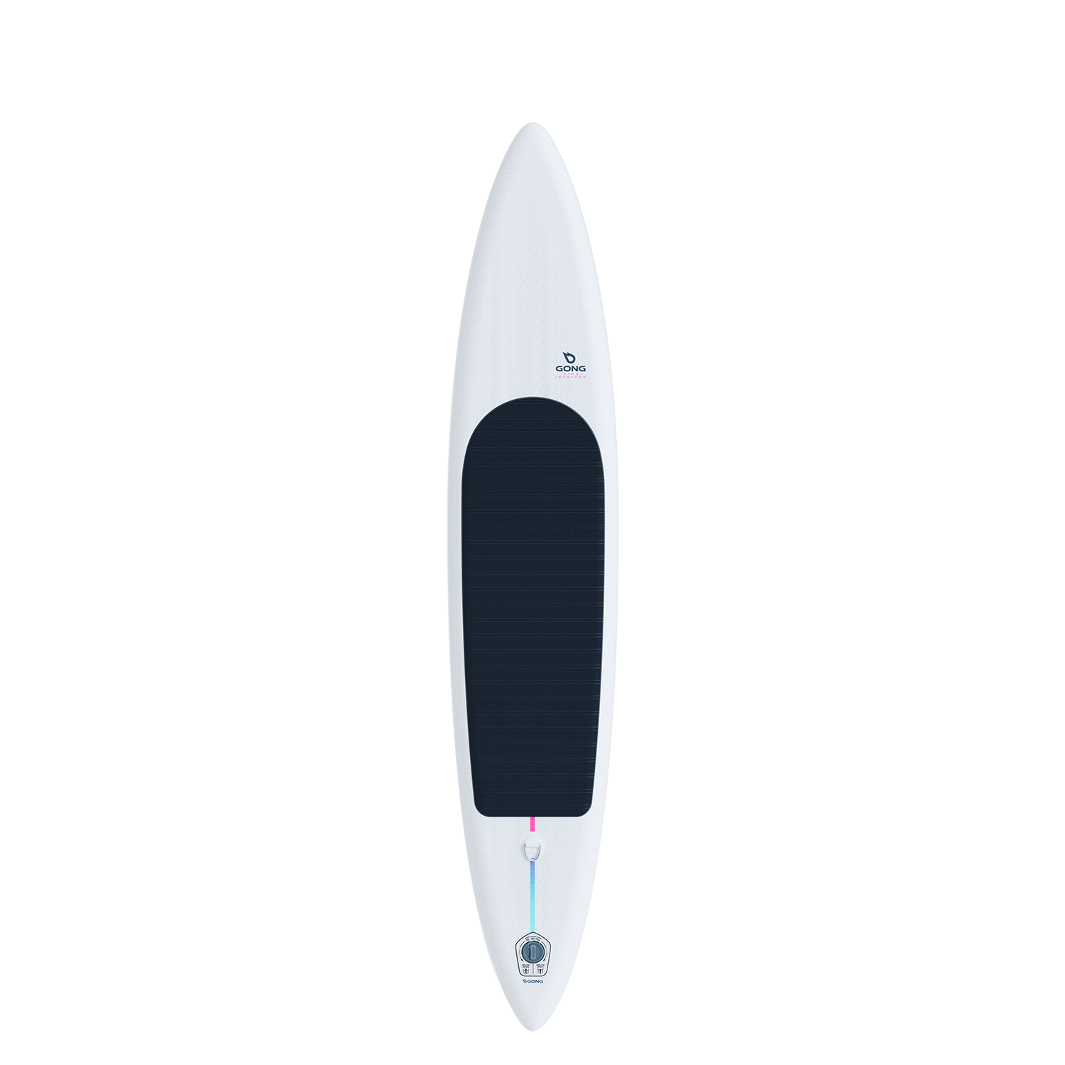 Доска для фойла GONG SUP foil Board Inflatable HIPE Intruder — вид сбоку