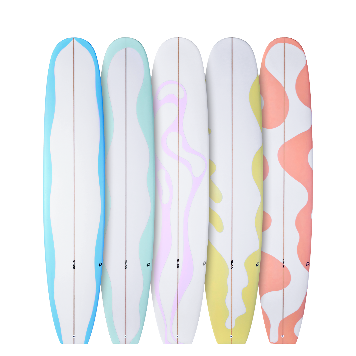 Сёрф-доска GONG Surf 9'6 Deano PU Ondulée