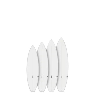 Сёрф-доска GONG Surf Atomic PU — вид сбоку