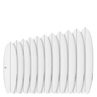 Сёрф-доска GONG Surf Batmob EPS — вид сбоку