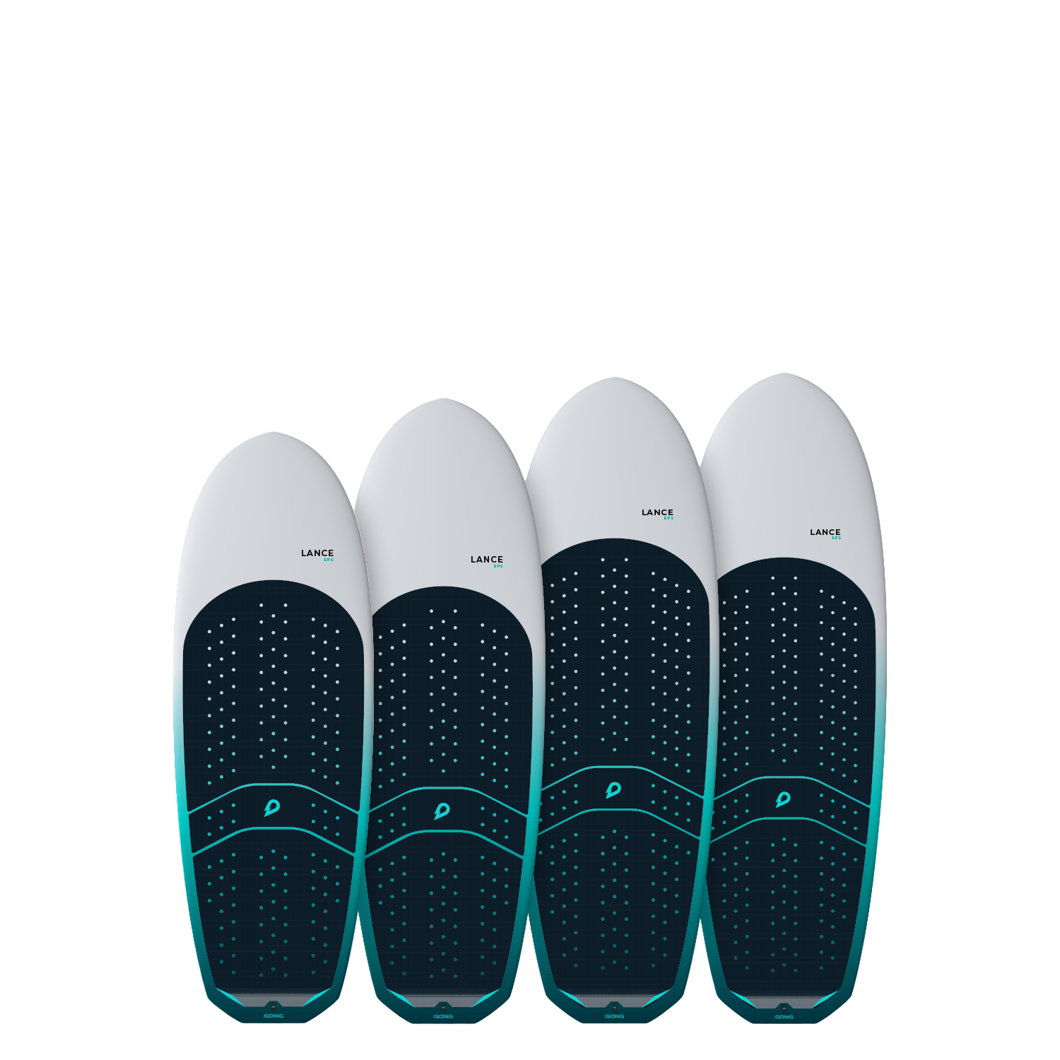 GONG Surf Foil Board Lance EPS Foilboard — side view