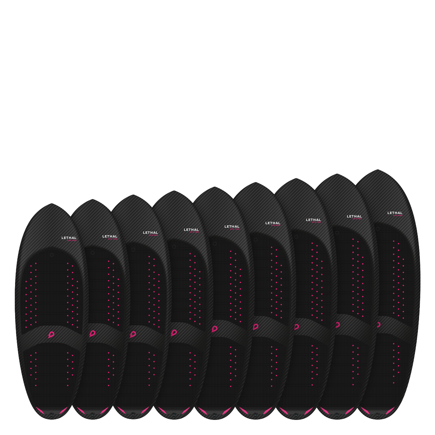 Доска для фойла GONG Surf Foil Board Lethal EPS Pro — вид сбоку