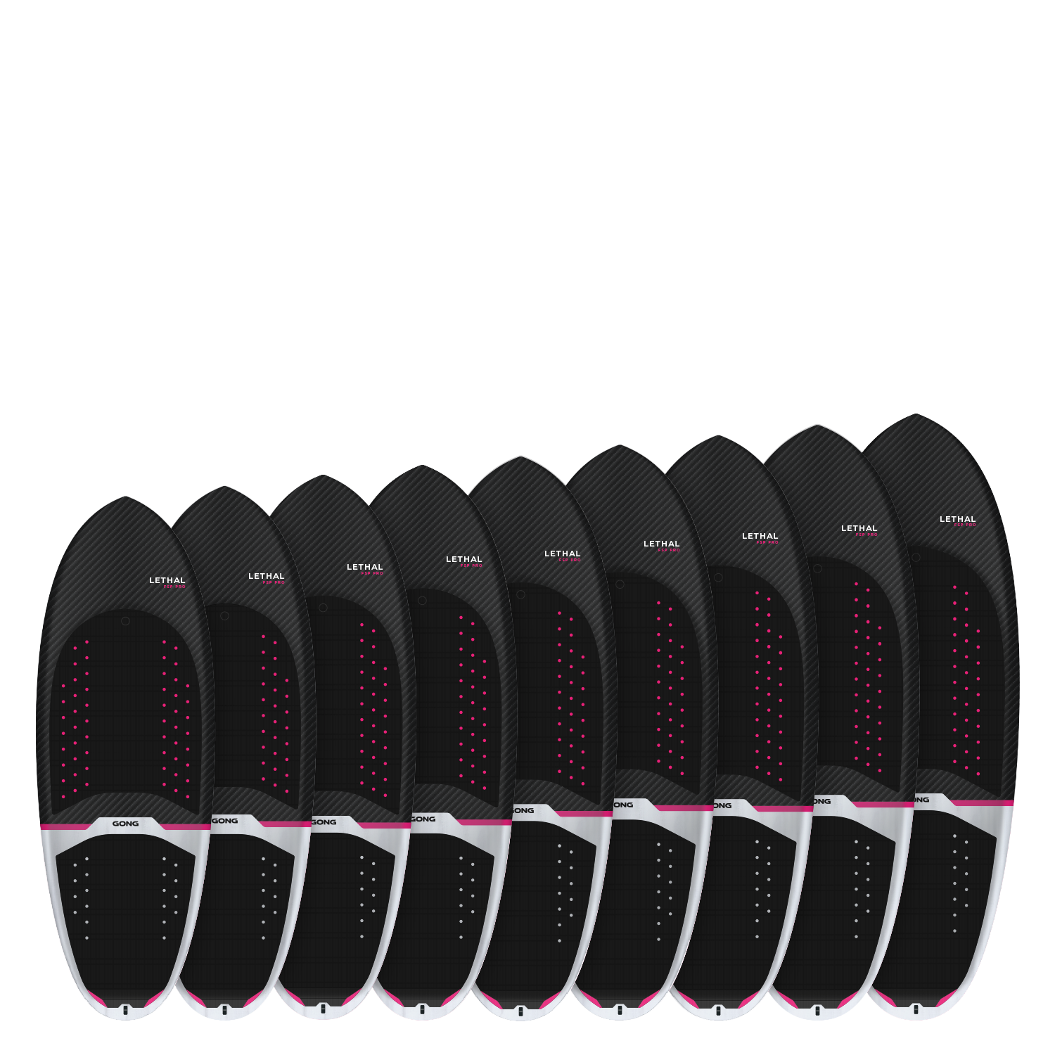 Доска для фойла GONG Surf Foil Board Lethal FSP Pro — вид сбоку