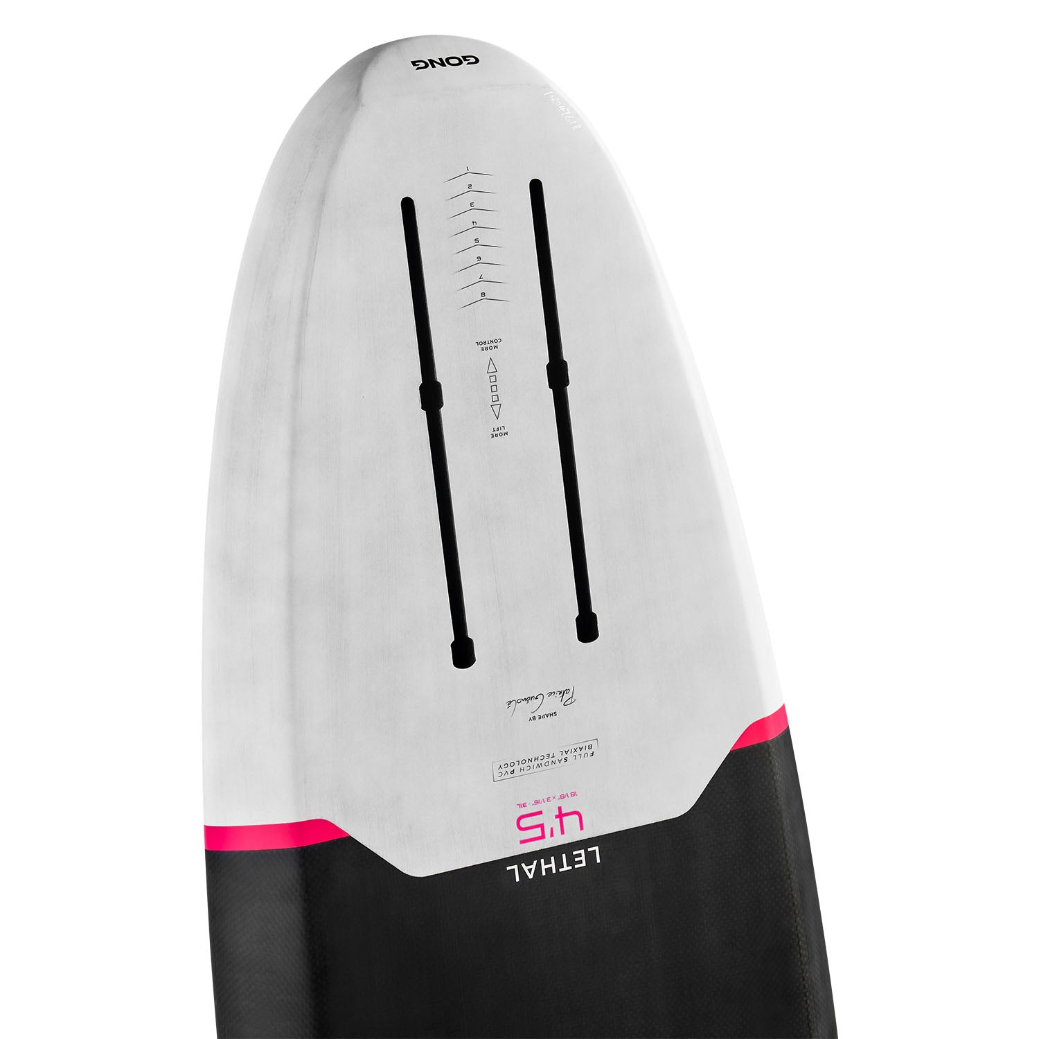 Доска для фойла GONG Surf Foil Board Lethal FSP Pro — в работе на воде
