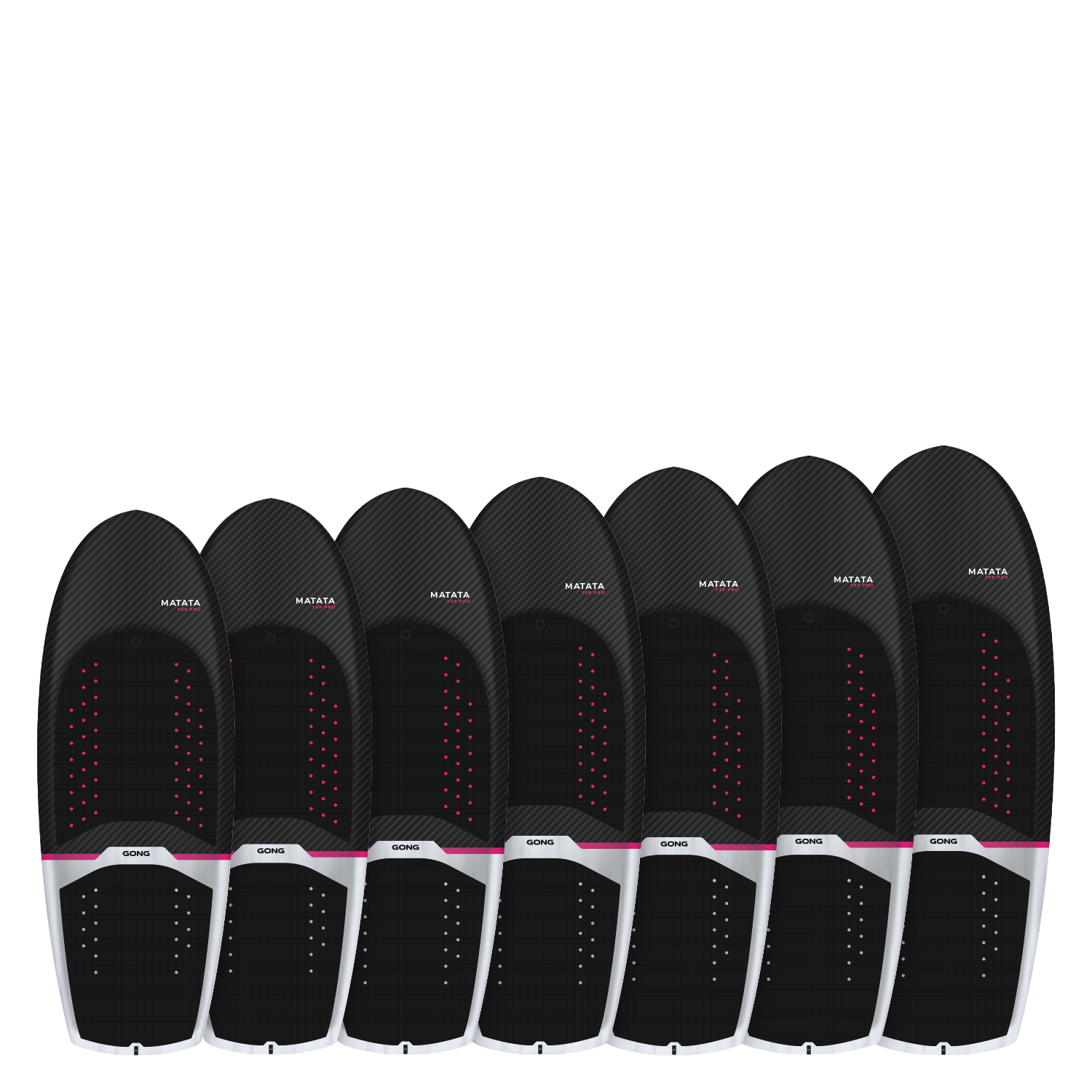 Доска для фойла GONG Surf Foil Board Matata FSP Pro — вид сбоку