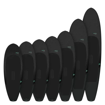Доска для фойла GONG Surf Foil Board NOTW EPS Pro — вид сбоку